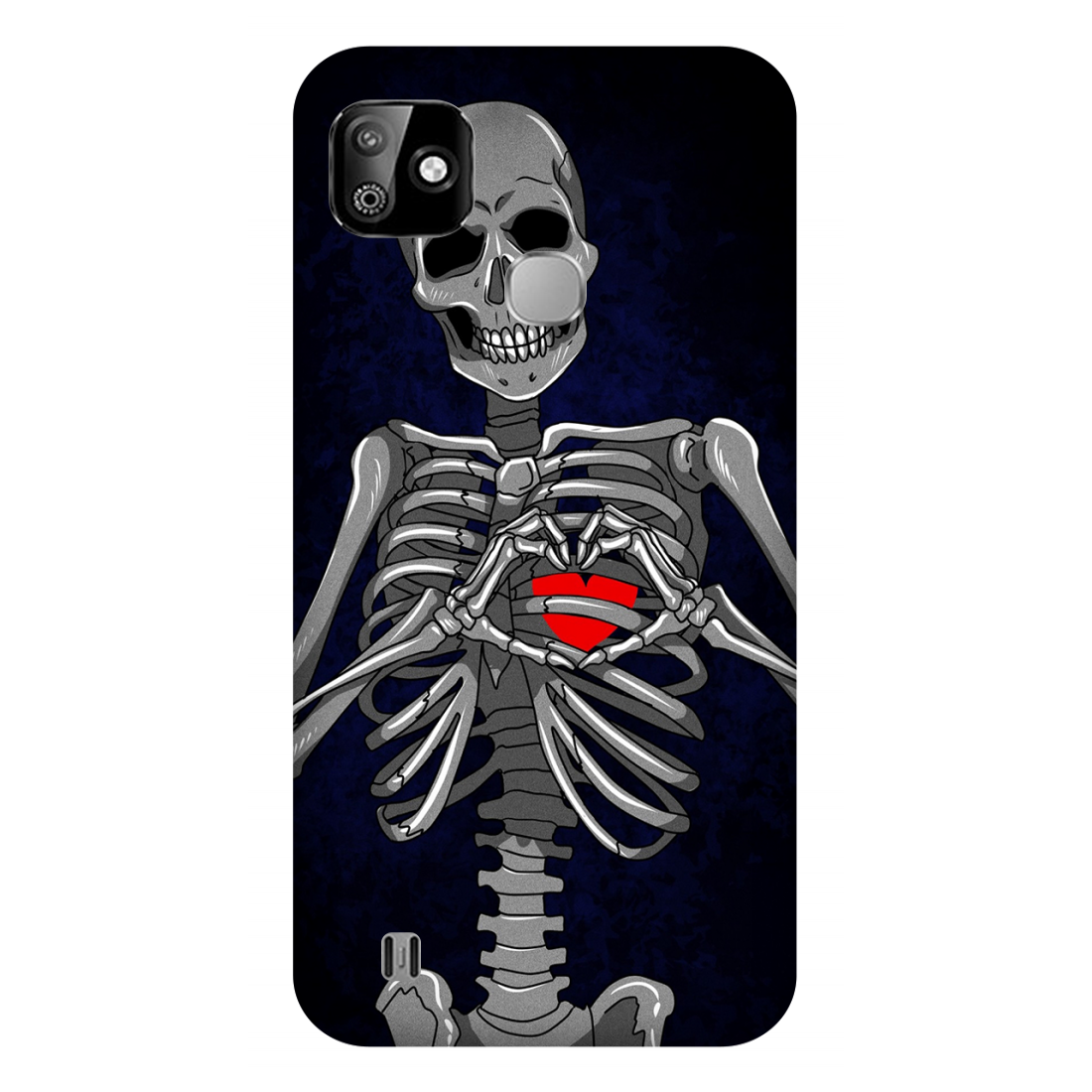 Embracing Skeleton with a Heart Case Infinix Smart HD 2021