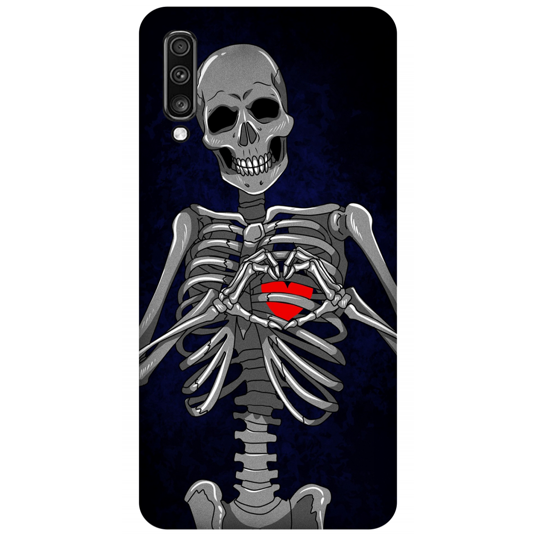 Embracing Skeleton with a Heart Case Samsung Galaxy A70