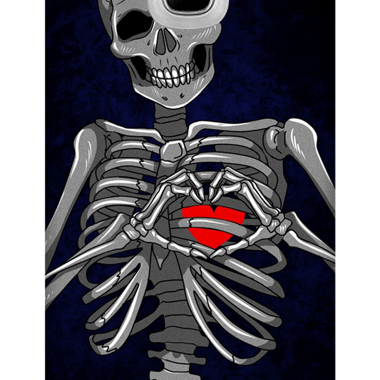 Embracing Skeleton with a Heart Case Samsung Galaxy J2 (2016)