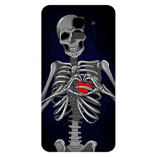 Embracing Skeleton with a Heart Case Samsung Galaxy J6