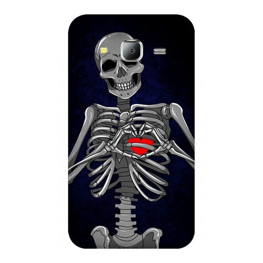 Embracing Skeleton with a Heart Case Samsung Galaxy J7(2015)