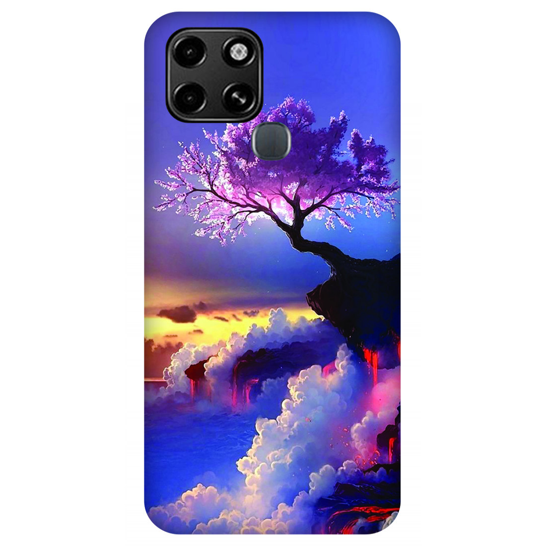 Ethereal Sunset Blossoms Case Infinix Smart 6