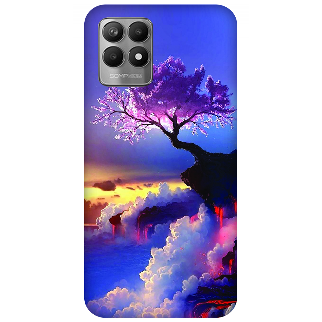 Ethereal Sunset Blossoms Case Realme 8i