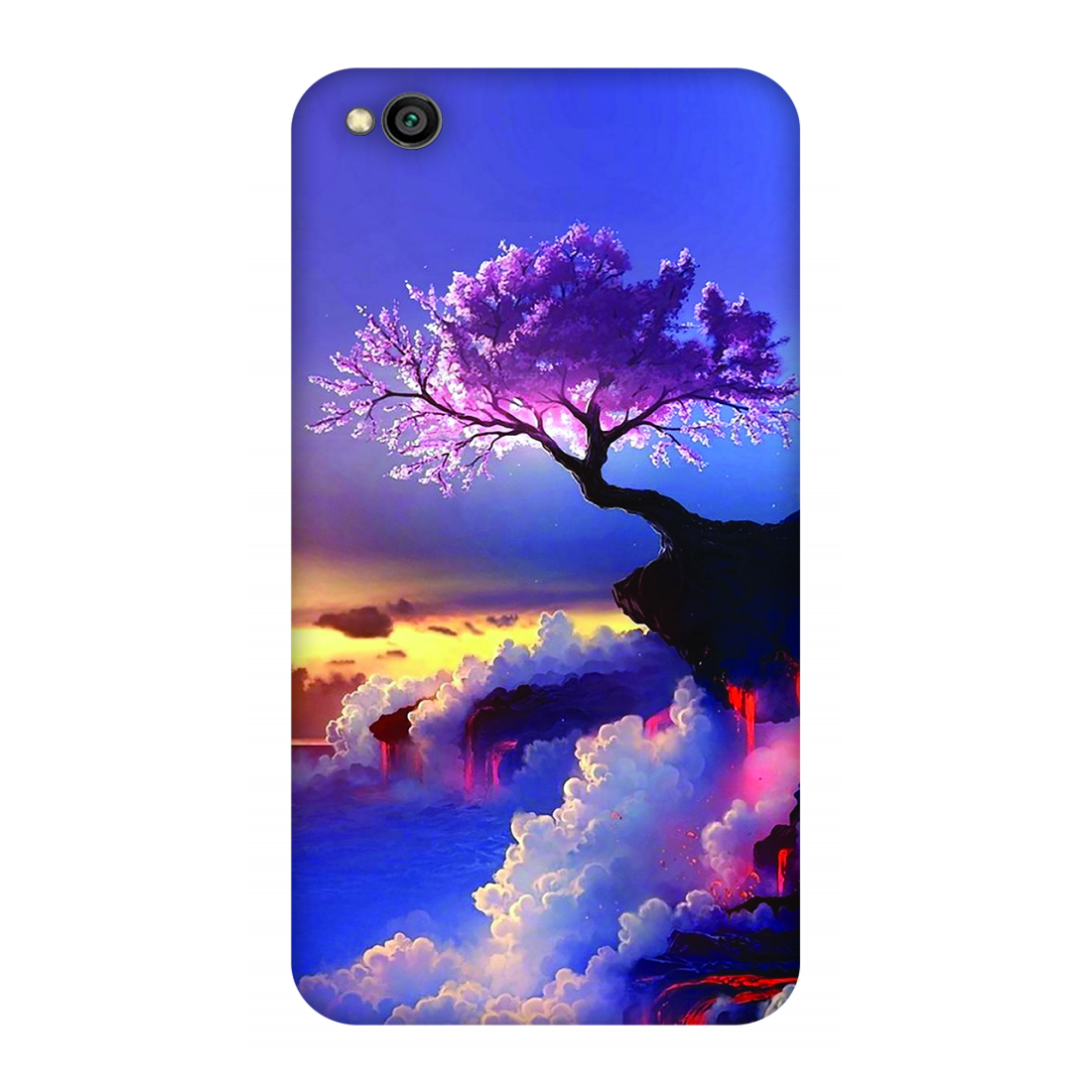 Ethereal Sunset Blossoms Case Redmi Go