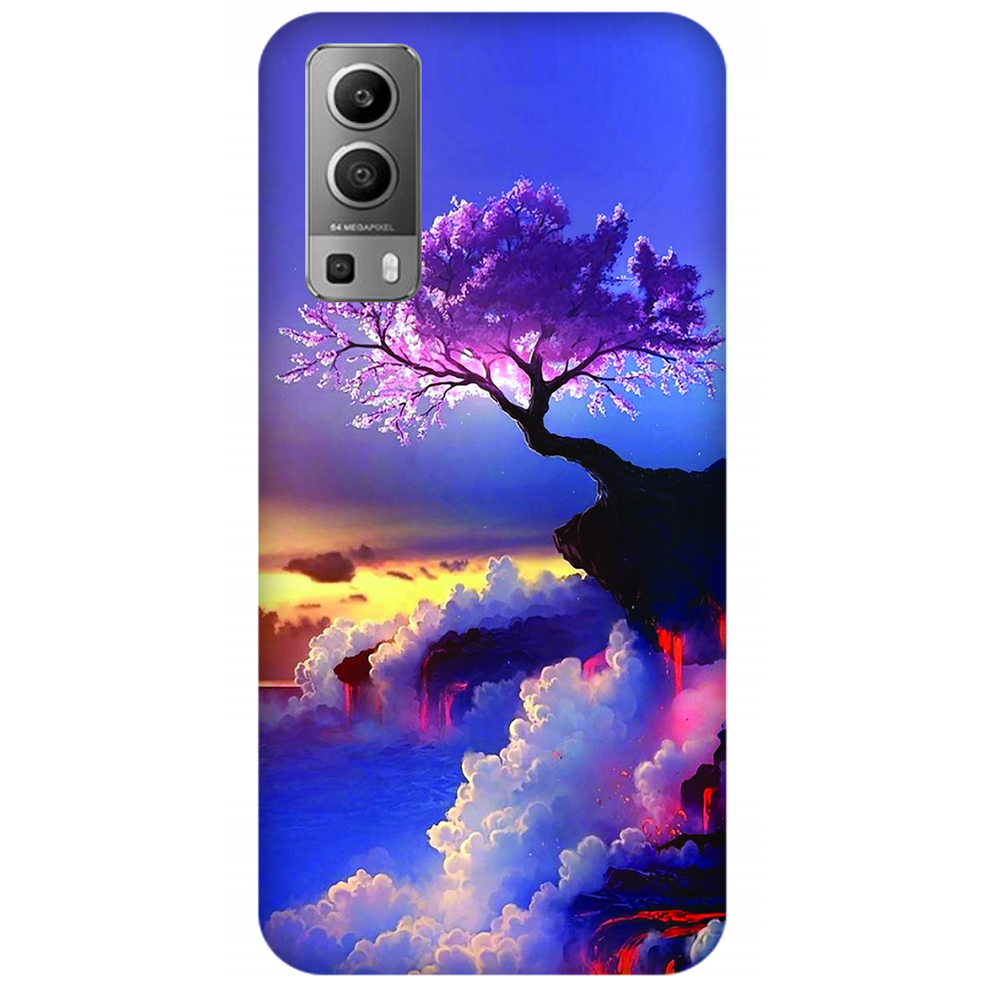 Ethereal Sunset Blossoms Case Vivo Y72 5G