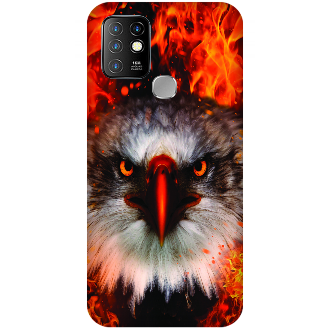 Fiery Gaze Case Infinix Hot 10