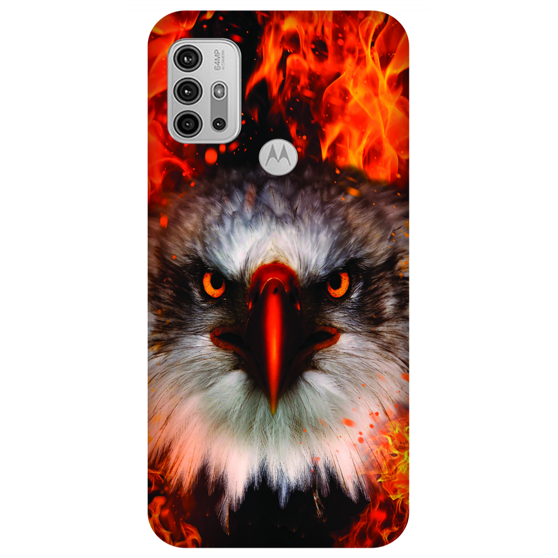 Fiery Gaze Case Motorola G30