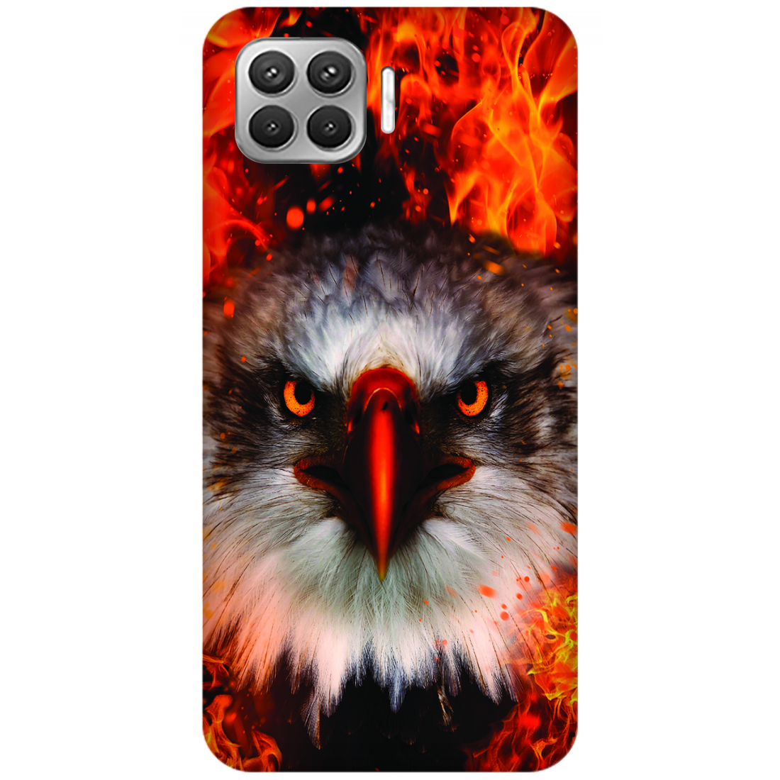 Fiery Gaze Case Oppo F17 Pro