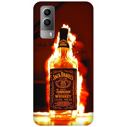 Flaming Jack Daniel Bottle Case Vivo Y53s