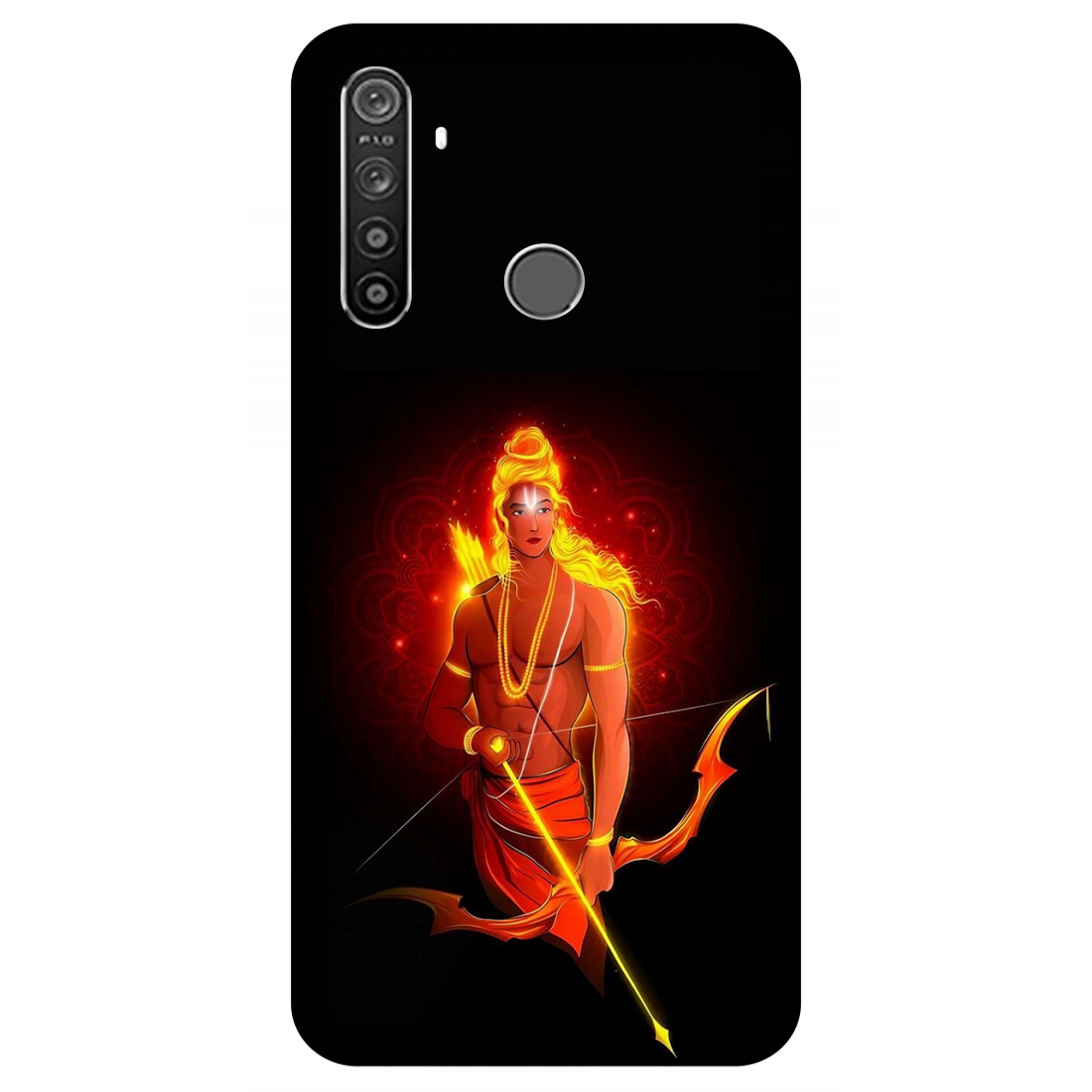 Glowing Warrior Rama Case Realme 5