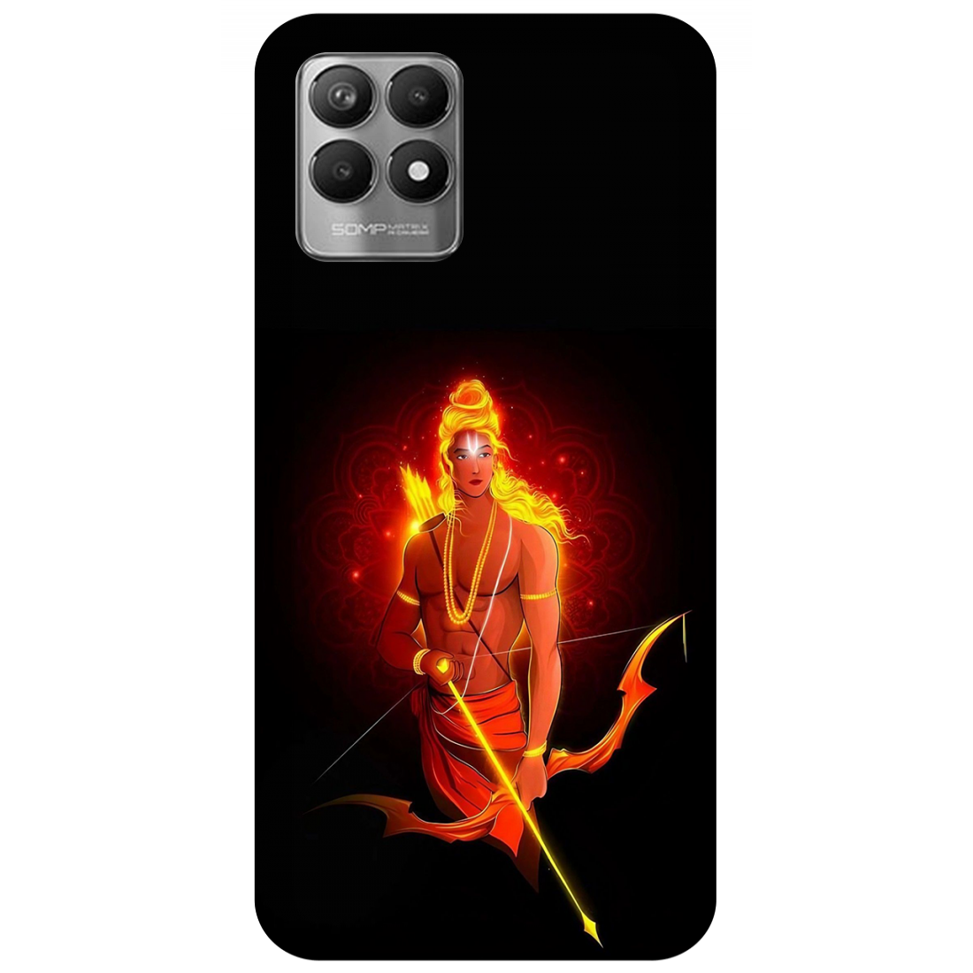 Glowing Warrior Rama Case Realme 8i