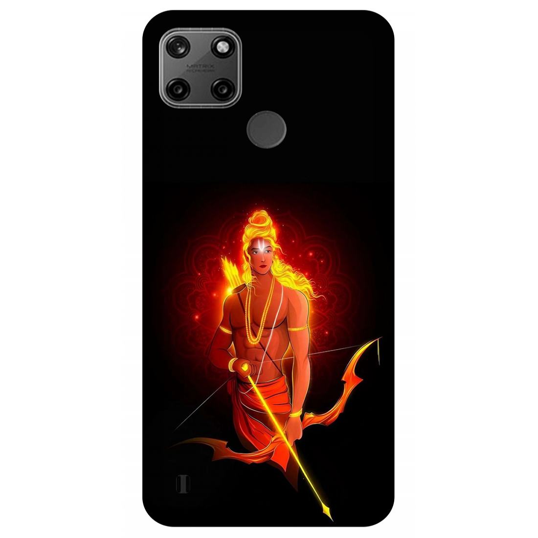 Glowing Warrior Rama Case Realme C25Y