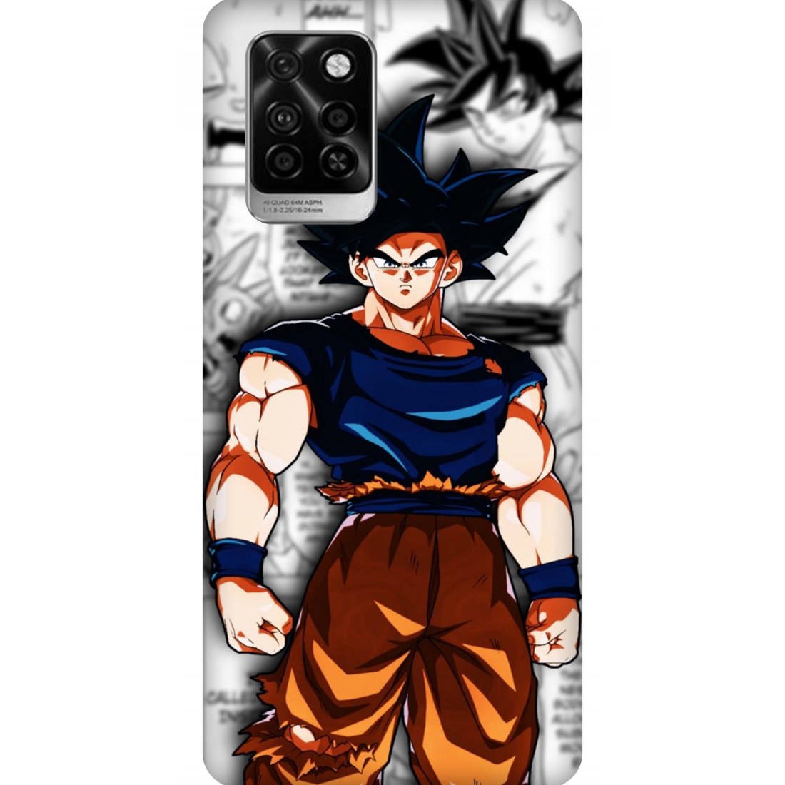 Goku Manga Case Infinix Note 10 Pro