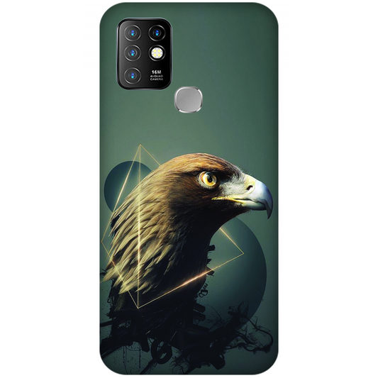 Golden Eagle Geometry Case Infinix Hot 10