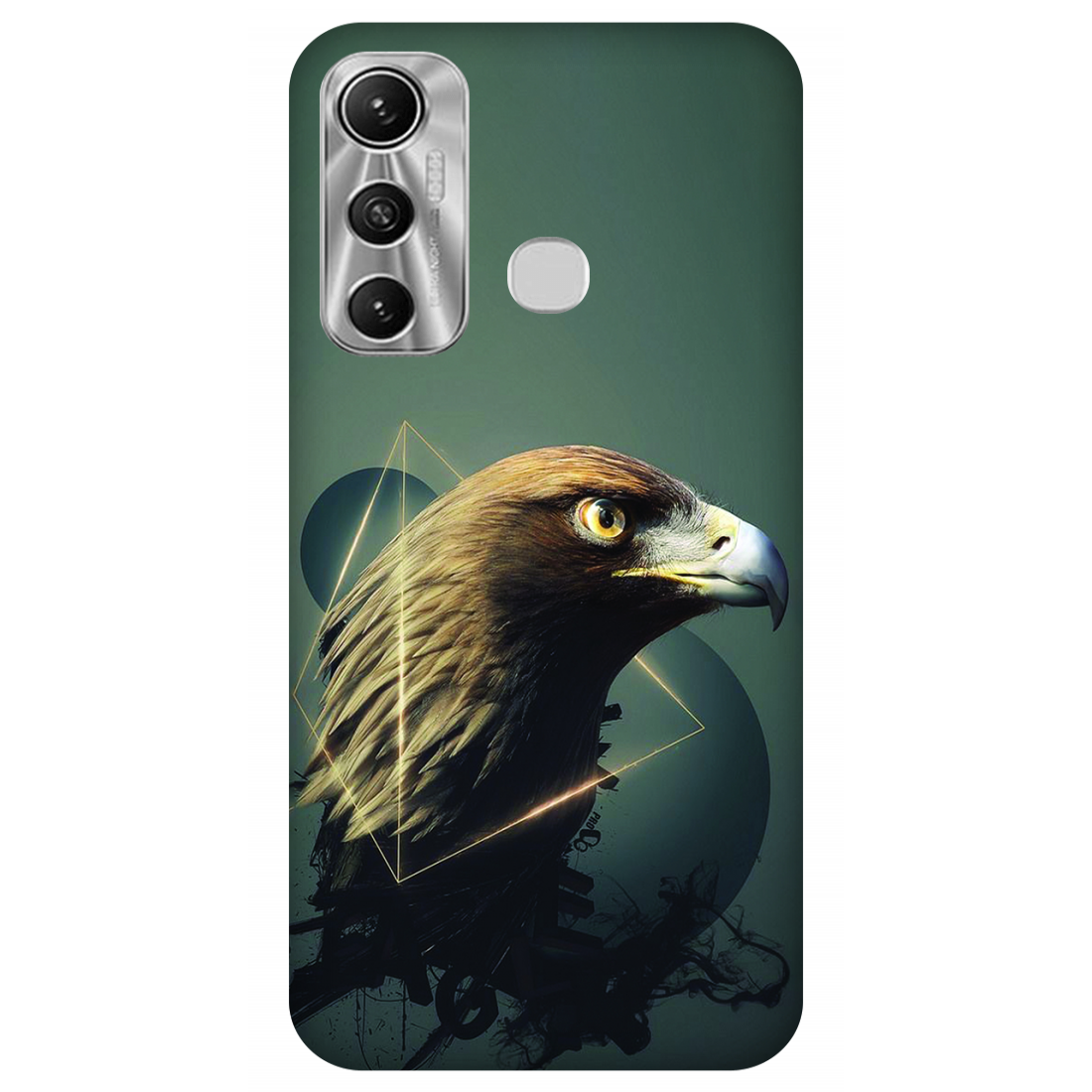 Golden Eagle Geometry Case Infinix Hot 11