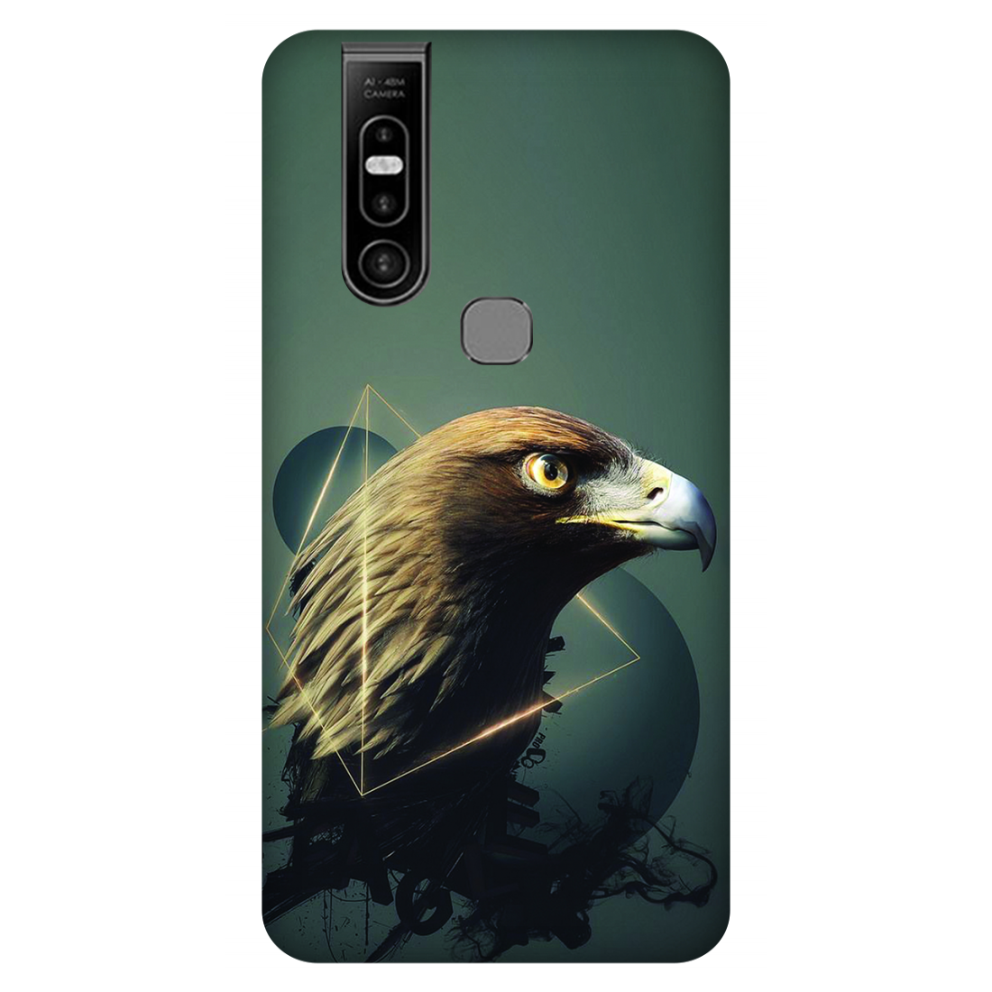 Golden Eagle Geometry Case Infinix S5 Pro