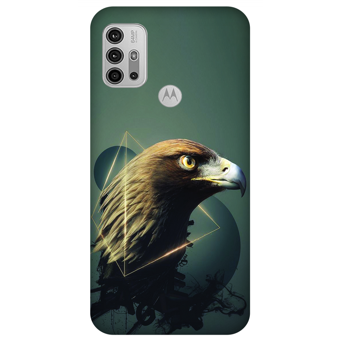 Golden Eagle Geometry Case Motorola G30