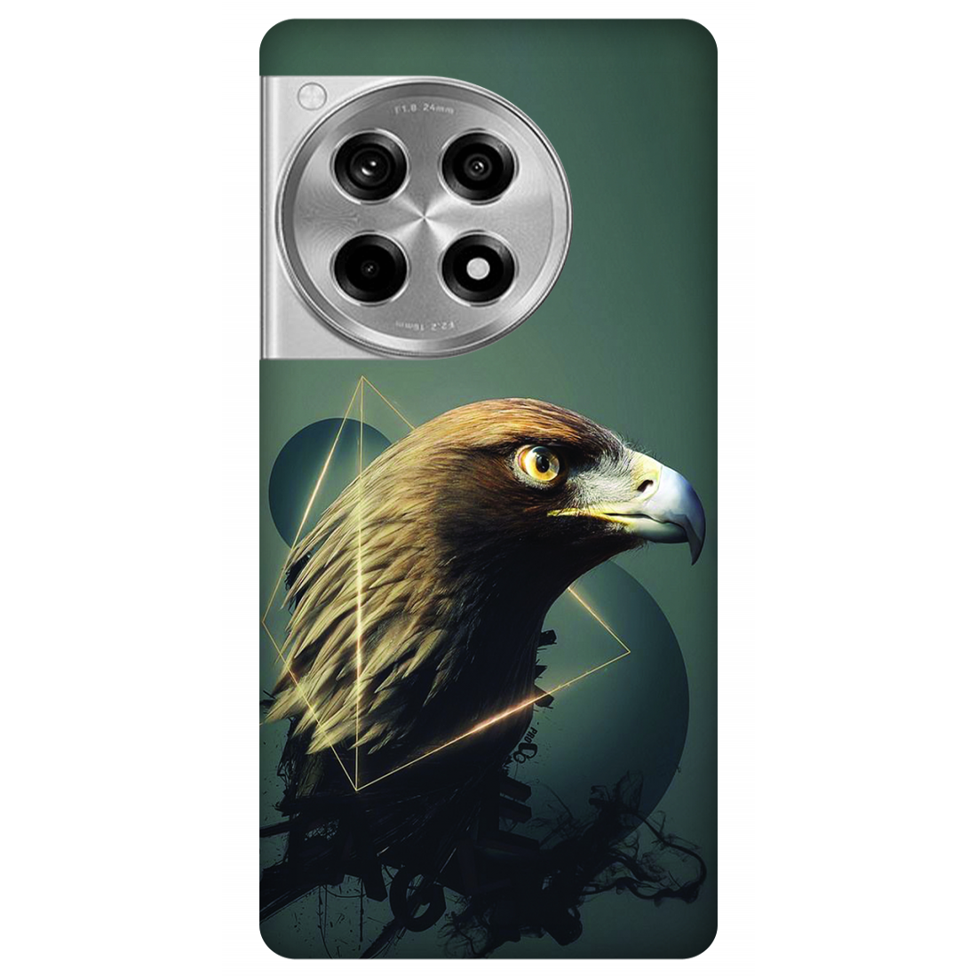 Golden Eagle Geometry Case OnePlus 12R 5G