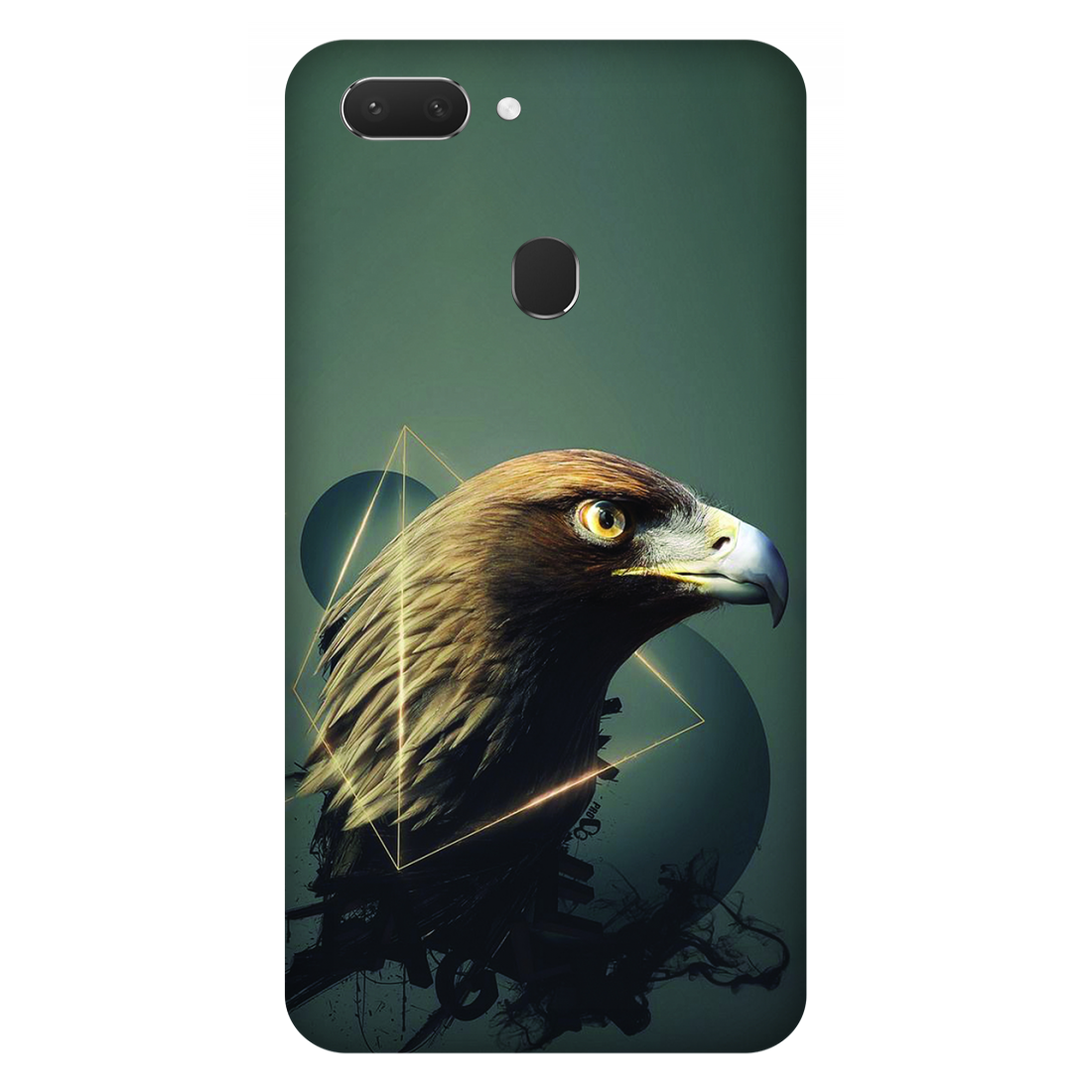 Golden Eagle Geometry Case Realme 2