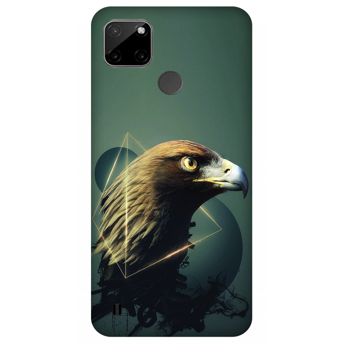 Golden Eagle Geometry Case Realme C21Y