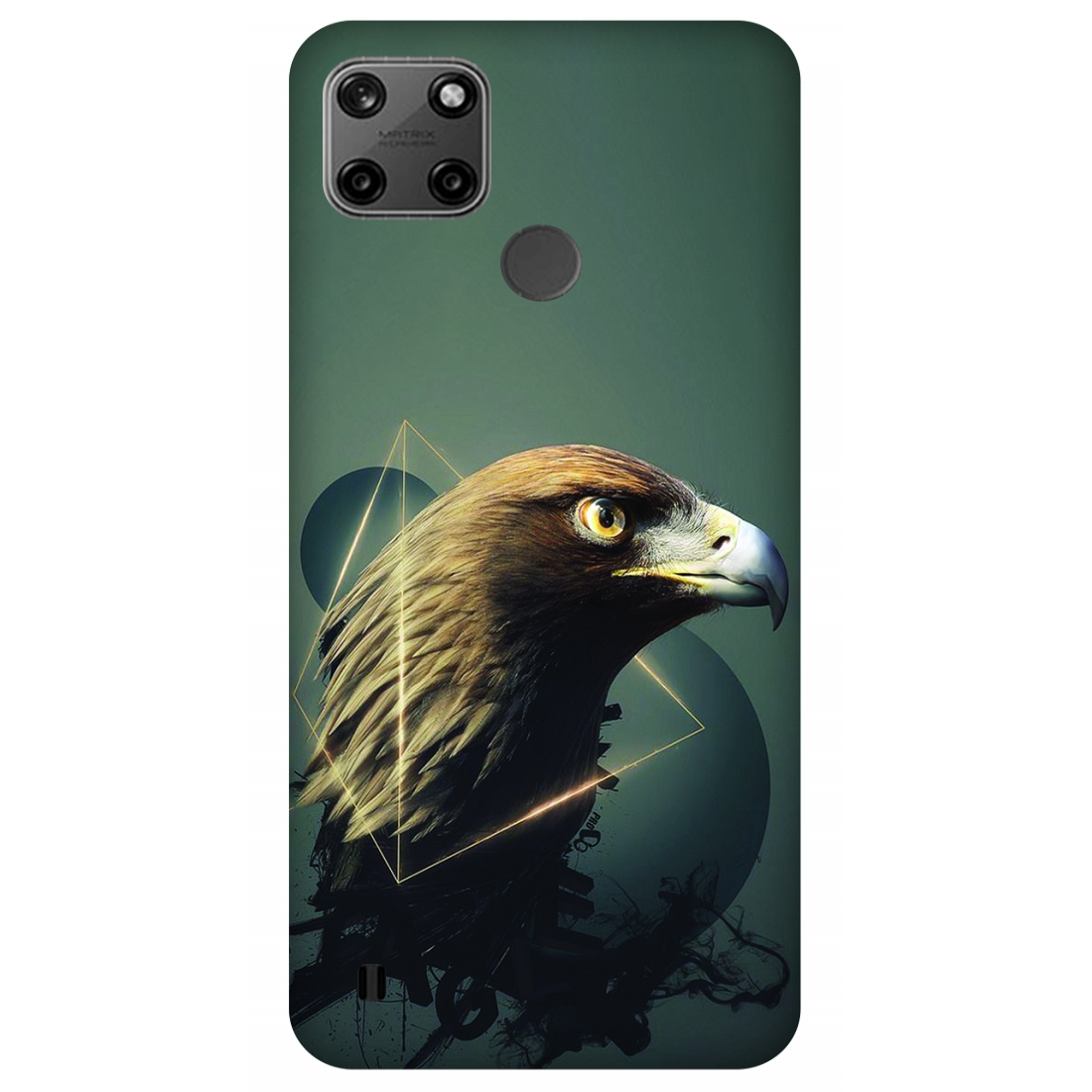 Golden Eagle Geometry Case Realme C25Y