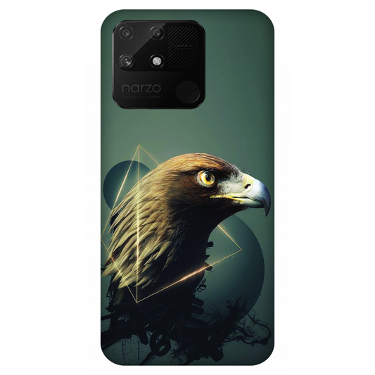 Golden Eagle Geometry Case Realme Narzo 50A