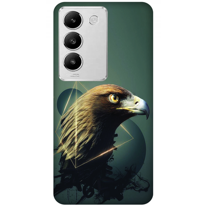 Golden Eagle Geometry Case Vivo T3 5G