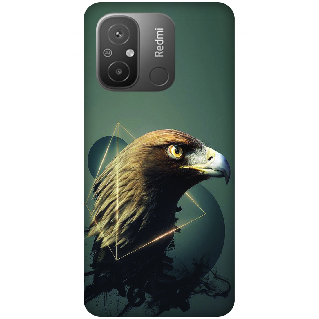 Golden Eagle Geometry Case Xiaomi Redmi 12C