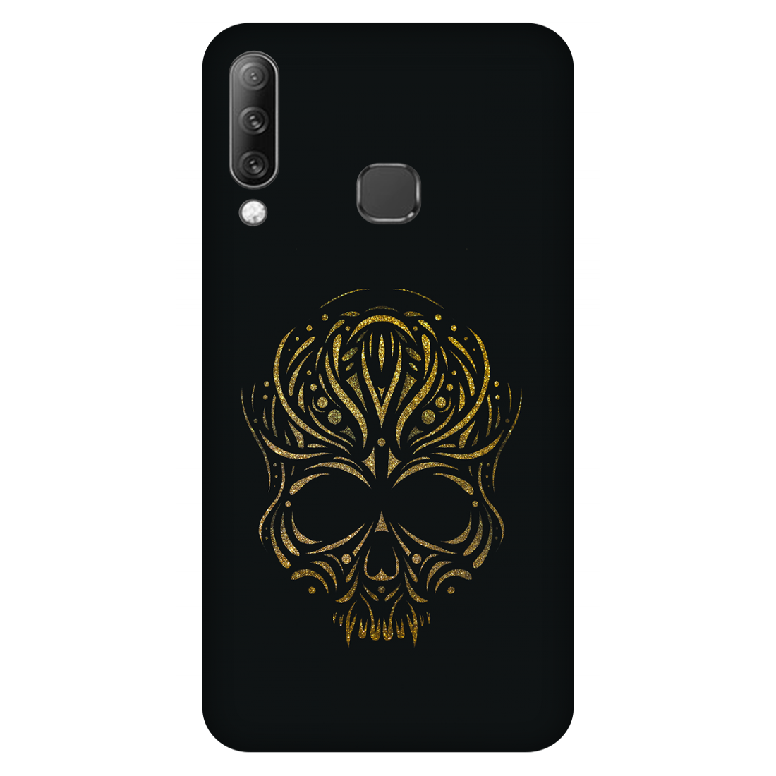 Golden Ornamental Skull Case Infinix S4