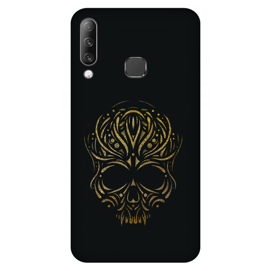 Golden Ornamental Skull Case Infinix S4