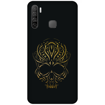 Golden Ornamental Skull Case Infinix S5