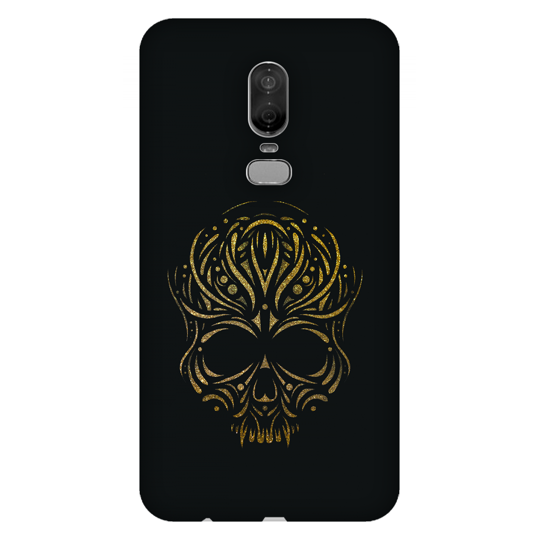 Golden Ornamental Skull Case OnePlus 6