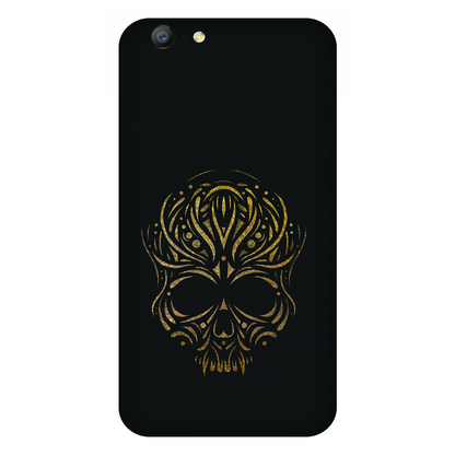 Golden Ornamental Skull Case Oppo A39