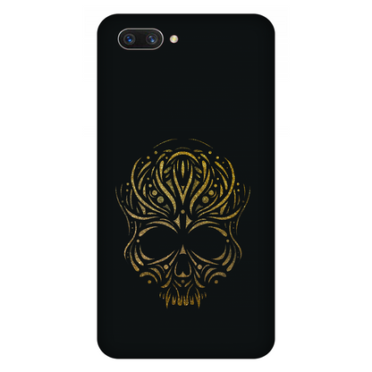 Golden Ornamental Skull Case Oppo A3s