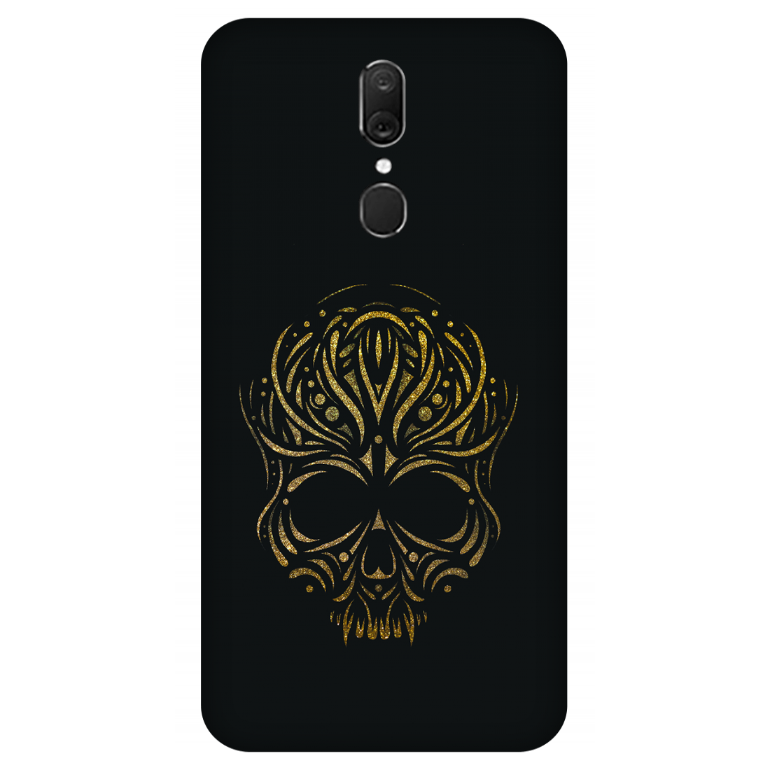 Golden Ornamental Skull Case Oppo A9