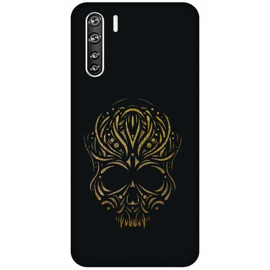 Golden Ornamental Skull Case Oppo A91