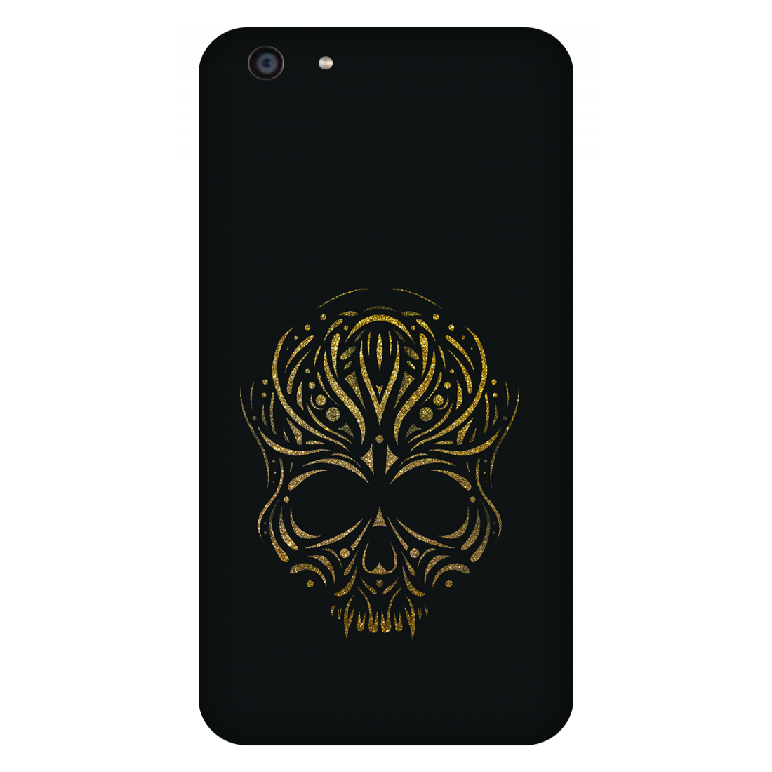 Golden Ornamental Skull Case Oppo F3