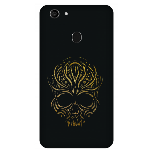 Golden Ornamental Skull Case Oppo F5