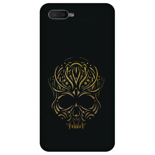 Golden Ornamental Skull Case Oppo R15x