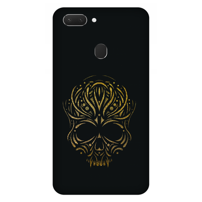 Golden Ornamental Skull Case Realme 2