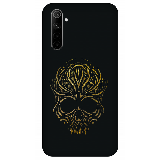 Golden Ornamental Skull Case Realme 6S