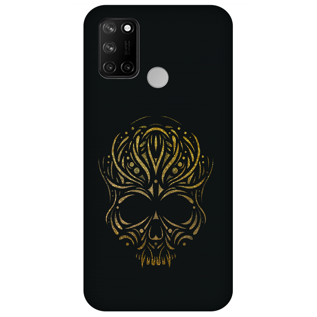 Golden Ornamental Skull Case Realme 7i