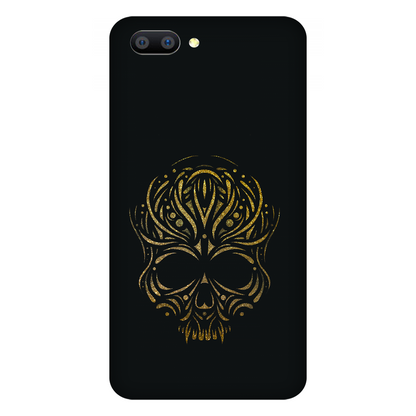 Golden Ornamental Skull Case Realme C1