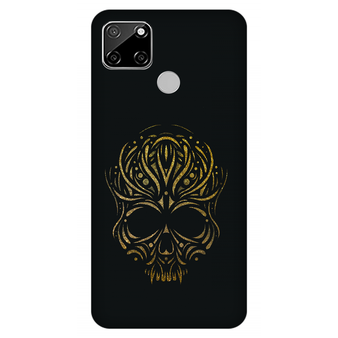 Golden Ornamental Skull Case Realme C12