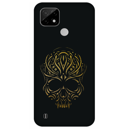 Golden Ornamental Skull Case Realme C21