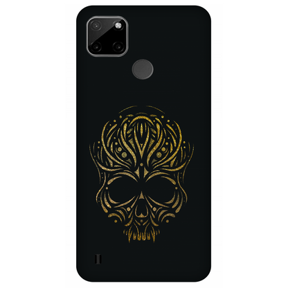 Golden Ornamental Skull Case Realme C21Y