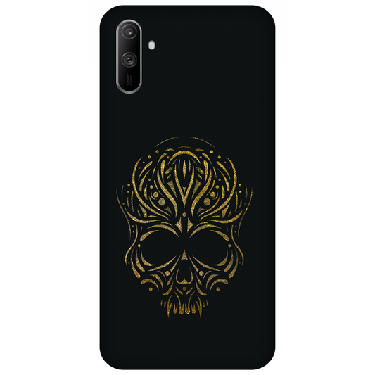 Golden Ornamental Skull Case Realme C3