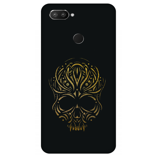 Golden Ornamental Skull Case Realme U1