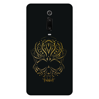 Golden Ornamental Skull Case Redmi K20