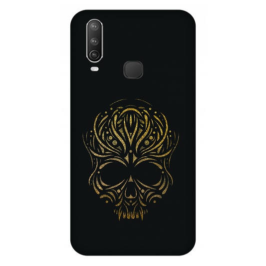 Golden Ornamental Skull Case Vivo U10